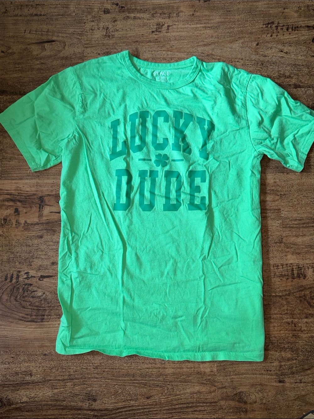 Lucky Dude Graphic Tee - Green size xl boys